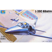 05804 Я-моделист клей жидкий плюс подарок  Трубач 1/48 Самолёт L-39C Albatros
