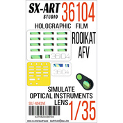 36104 SX-Art 1/35 Imitation of viewing devices South African Rooikat AFV (Trumpeter)