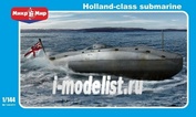 144-011 Microworld 1/144 Scales Submarine the Holland-class