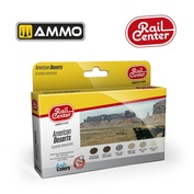 AMMOR1030 Ammo Mig Набор акриловых красок Rail Center - Американские пустыни / American Deserts