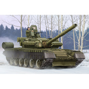 05566 Я-Моделист Клей жидкий плюс подарок Трубач 1/35 Russian T-80BV MBT