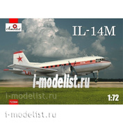 72304 1/72 Amodel Ilyushin Il-14M red