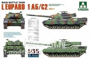 2004 Takom 1/35 Main Battle Tank Leopard 1 A5/C2 2 in 1
