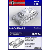100254 Zebrano 1/100 Немецкий лёгкий танк Pz.Kpfw. IIA