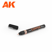 AK1304 AK Interactive Marker Liquid Metallic - Copper