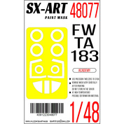 48077 SX-Art 1/48 Окрасочная маска FW Ta183 (Academy)