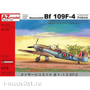 AZ7587 AZ Model 1/72 Messerschmitt Bf-109F-4 Aircraft