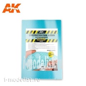 AK8098 AK Interactive Строительная пена 6 и 10 мм - голубая пена высокой плотности, 195 x 295 мм