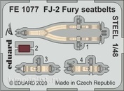 FE1077 Eduard 1/48 photo Mirror for FJ-2 Fury steel belts  