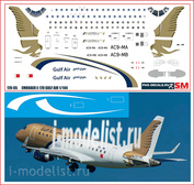 170-05 PasDecals 1/144 Декаль на Embraer 170 Gulf Air