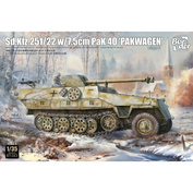 BT-043 Border Model 1/35 Notмецкая самоходная артиллерийская установка Sd.Kfz.251/22 с 7.5 см PaK 40 