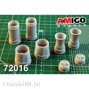 AMG72016 Amigo Models 1/72 MiGG-31B/BM Jet Nozzles D-30F6 Engine