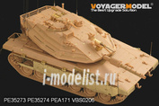 PE35274 Voyager Model photo etched parts for 1/35 Modern Merkava Mk.IV MBT Side Skirts 