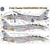 UR14418 UpRise 1/144 Декали для F-14A Tomcat VF-124 с тех. надписями