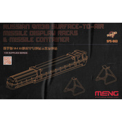 SPS-063 Meng 1/35 Транспортный контейнер и демонстрационные стойки для российской ракеты земля-воздух 9M38