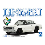05883 Aoshima 1/32 Автомобиль Nissan Skyline 2000 GT-R - Белый (The Snap Kit)