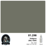 01.298L Jim Scale Acrylic paint color Feldgrau (RAL 7009) 20 ml