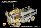 PE35586 Voyager Model 1/35 Фототравление для Modern US M1078 LMTV [Armor CaB] Basic