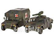 1/72 Revell 03147 Hmmwv M966 Tow Missile Carrier&M997 Maxi Ambulance