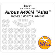 14301 KV Models 1/144 paint masks for Airbus A400M 