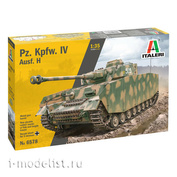 6578 Italeri 1/35 Tank Pz. Kpfw. IV Ausf. H
