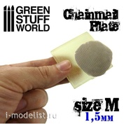 1612 Green Stuff World Текстурная пластина - Кольчуга - Размер М / Texture Plate - ChainMail - Size M