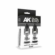 AK1563 AK Interactive Набор красок Dual Exo - 19A космическая пыль & 19B бесконечно чёрный