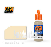 AK-724 AK Interactive Paint acrylic DRY LIGHT MUD (dry light dirt)