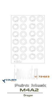 M72023 ColibriDecals 1/72 Mask for M4A2 (Dragon)