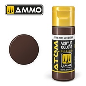 ATOM20061 Ammo Mig Акриловая краска ATOM COLOR Коричневый цвет НАТО / NATO Brown