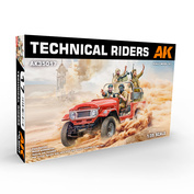 AK35017 AK Interactive 1/35 Экипаж боевых машин / Technical Riders