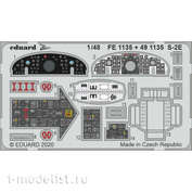 491135 Eduard 1/48 photo etched parts for the S-2E interior