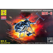 204820 Моделист 1/48 MH-6 вертолет-невидимка