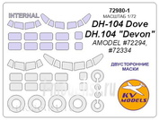 72980-1 KV models 1/72 DH-104 Dove / DH.104 