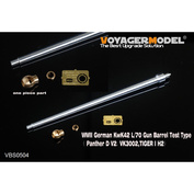 VBS0504 Voyager Model 1/35 Металлический ствол для KwK42 L/70 (Panther D V2, VK3002,TIGER I H2)