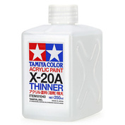 81040 Tamiya X-20A Solvent for acrylic paints Tamiya (X-20A)- 250 ml. plastic bottle