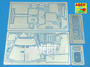 132 35 Aber photo etched parts for 1/35 German 3 ton Half-track Sd.Kfz.11 - late version - vol.2 - additional set - fenders and engine overlay