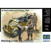 35161 MasterBox 1/35 Hitching a ride, US Paratroopers and Civilians