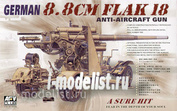 AF35088 AFVClub 1/35 8,8 cm Flak 18 Anti-aircraft gun