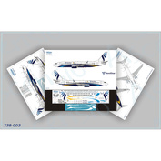 738-003 Ascensio 1/144 Scales the Decal on the plane Boeng 737-800 (norstar (Tamyr))