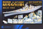 RS3520 Lion Roar 1/350 Full set of photo-etched parts for U.S. BATTLESHEIP BB-63 MISSOURI 1991