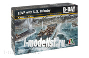 6524 Italeri 1/35 LCVP with U.S. INFANTRY (amphibious assault ship)