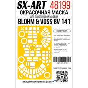 48199 SX-Art 1/48 Окрасочная маска Blohm & Voss BV 141 (Hobbyboss)