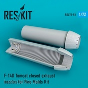 RSU72-0093 RESKIT 1/72 Закрытые сопла для F-14D Tomcat (Fine Molds)