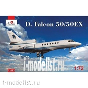 72293 Amodel 1/72 Пассажирский самолет Dassault Falcon 50/50EX