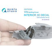 QD72230 Quinta Studio 1/72 Стеганая обивка кабины для К-52/52М для QD+72229 (Dream Model/Quinta Models)