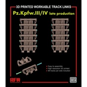 RM-2014 Rye Field Model 1/35 Working Tracks for Pz. Kpfw. III/IV later version (3D printing)