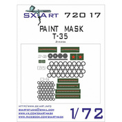 72017 SX-Art 1/72 Painting mask T-35 (for model Zvezda 5061)