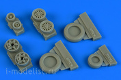 148 018 Aires 1/48 Набор дополнений F-16I Sufa weighted wheels (GY production)
