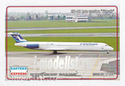 144112-3 Восточный экспресс 1/144 Авиалайнер MD-80 поздний Finnair (Limited Edision)